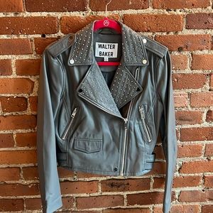 Walter Baker Studded Leather Jacket